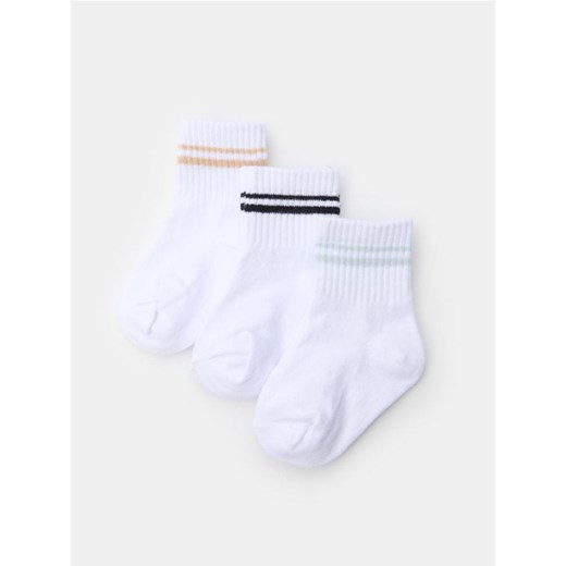 Sinsay - Skarpetki basic 3 pack - wielobarwny ze sklepu Sinsay w kategorii Skarpetki dziecięce - zdjęcie 185468996