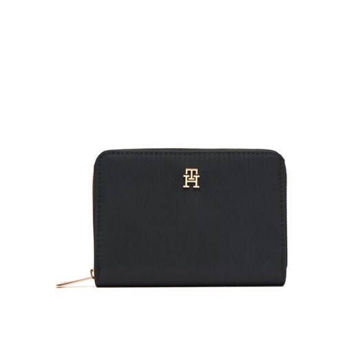Tommy Hilfiger Mały Portfel Damski Th Icon Med Za Nylon AW0AW17741 Czarny ze sklepu MODIVO w kategorii Portfele damskie - zdjęcie 185469637