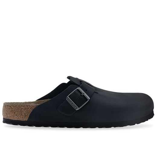 Klapki unisex Birkenstock Boston 59461 - czarne ze sklepu streetstyle24.pl w kategorii Klapki męskie - zdjęcie 185470395