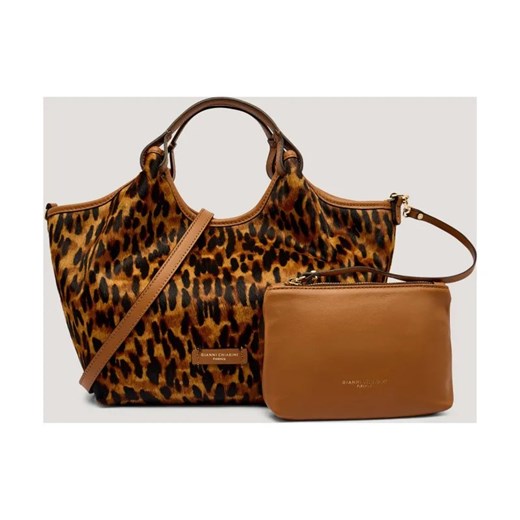 GIANNI CHIARINI Skórzany kuferek DUA ze sklepu Gomez Fashion Store w kategorii Kuferki - zdjęcie 185470549