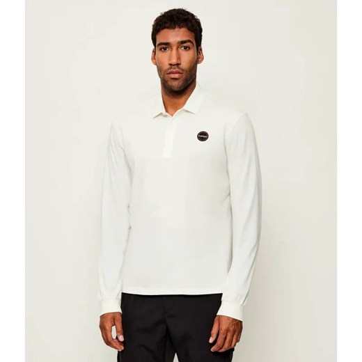 Napapijri Polo E-BADGE LS | Relaxed fit ze sklepu Gomez Fashion Store w kategorii T-shirty męskie - zdjęcie 185470665
