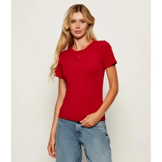HUGO T-shirt Deloris | Regular Fit ze sklepu Gomez Fashion Store w kategorii Bluzki damskie - zdjęcie 185470695