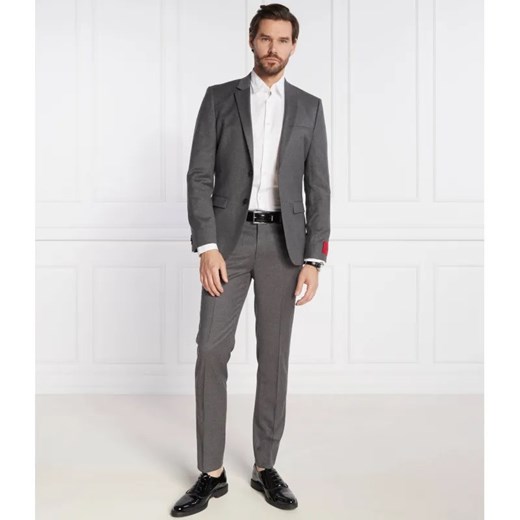 HUGO Wełniany garnitur Arti/Hesten | Slim Fit ze sklepu Gomez Fashion Store w kategorii Garnitury męskie - zdjęcie 185470705