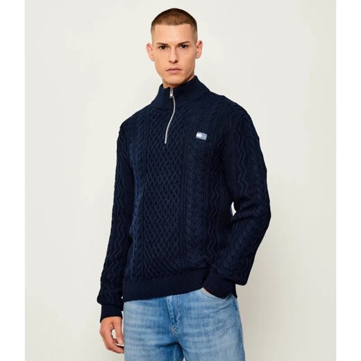 Tommy Jeans Sweter | Slim Fit ze sklepu Gomez Fashion Store w kategorii Swetry męskie - zdjęcie 185470719