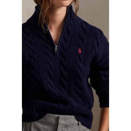 POLO RALPH LAUREN Wełniany półgolf | Relaxed fit | z dodatkiem kaszmiru Polo Ralph Lauren S Gomez Fashion Store