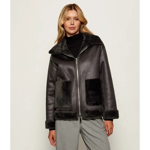 Marella SPORT Dwustronny kożuch FRESA | Regular Fit ze sklepu Gomez Fashion Store w kategorii Kożuchy - zdjęcie 185471966
