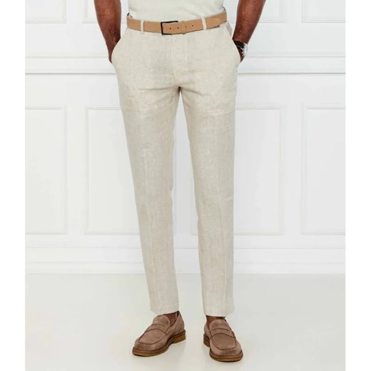 Joop! Lniane spodnie Sake | Slim Fit ze sklepu Gomez Fashion Store w kategorii Spodnie męskie - zdjęcie 185471976