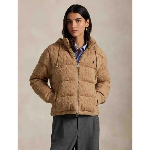 POLO RALPH LAUREN Wełniana kurtka | Regular Fit | z dodatkiem kaszmiru ze sklepu Gomez Fashion Store w kategorii Kurtki damskie - zdjęcie 185471978