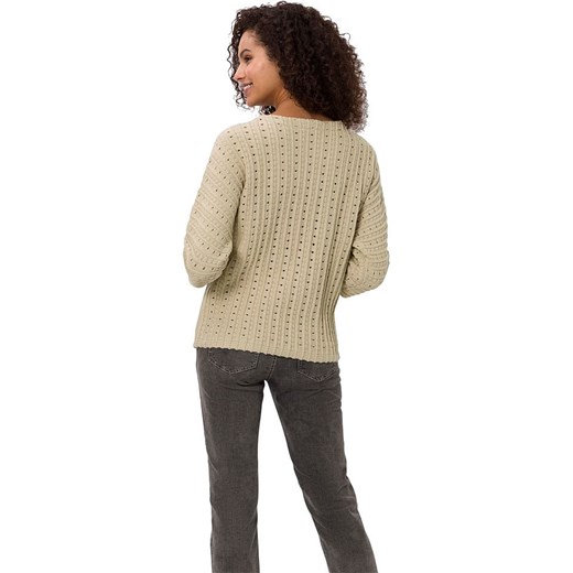 Heine Sweter w kolorze beżowym Heine 42 Limango Polska promocyjna cena