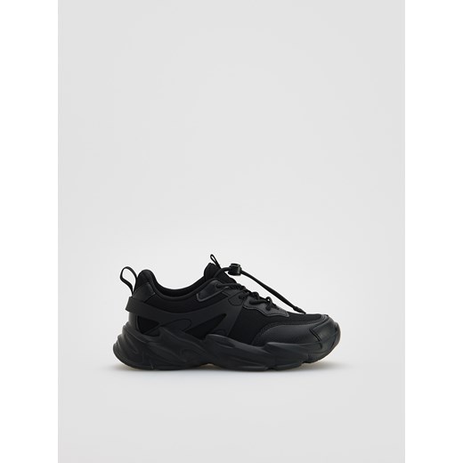 Reserved - Sportowe sneakersy - czarny ze sklepu Reserved w kategorii Buty sportowe dziecięce - zdjęcie 185472685