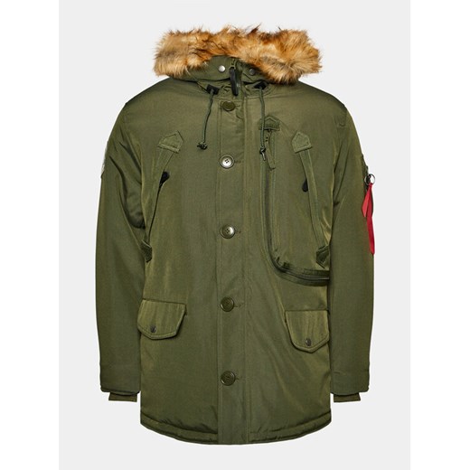 Alpha Industries Kurtka zimowa Polar 123144 Khaki Regular Fit ze sklepu MODIVO w kategorii Kurtki męskie - zdjęcie 185473409