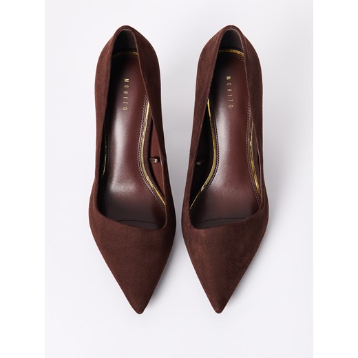 Mohito - Czółenka na słupku - ciemno brązowy Mohito 36 Mohito