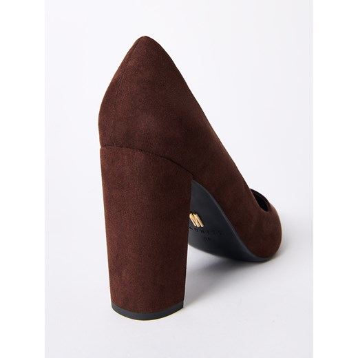 Mohito - Czółenka na słupku - ciemno brązowy Mohito 41 Mohito