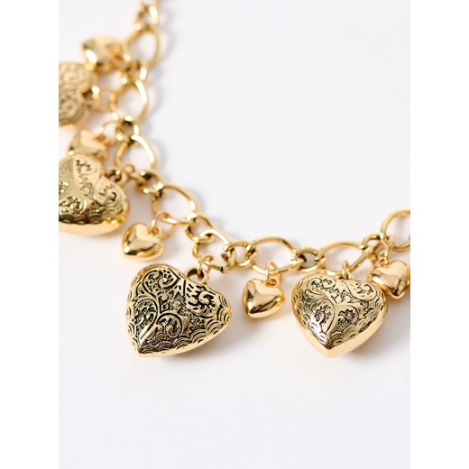 Mohito - Naszyjnik z zawieszkami - złoty Mohito ONE SIZE Mohito