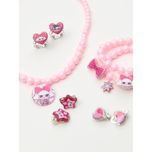 Sinsay - Zestaw biżuterii L.O.L Surprise - wielobarwny Sinsay One Size Sinsay