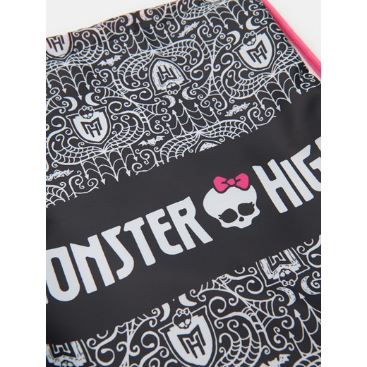 Sinsay - Plecak worek Monster High - czarny Sinsay One Size Sinsay