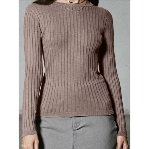 Sinsay - Sweter - brązowy ze sklepu Sinsay w kategorii Swetry damskie - zdjęcie 185479228