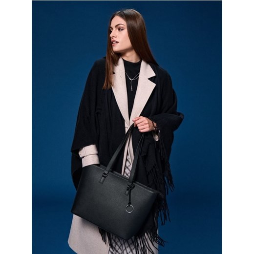 Sinsay - Torebka shopper - czarny ze sklepu Sinsay w kategorii Torby Shopper bag - zdjęcie 185479435