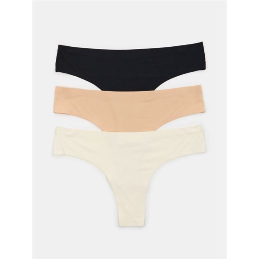 Sinsay - Majtki brazyliany 3 pack - wielobarwny ze sklepu Sinsay w kategorii Majtki damskie - zdjęcie 185479638