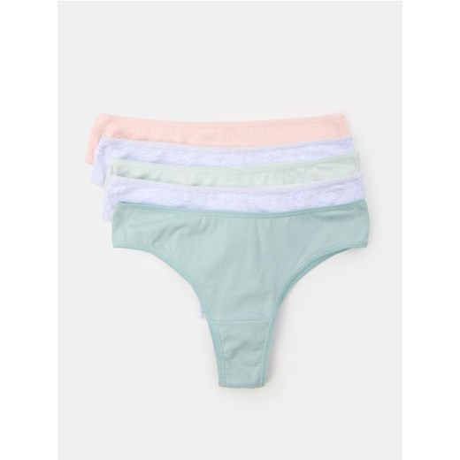 Sinsay - Majtki brazyliany 5 pack - wielobarwny ze sklepu Sinsay w kategorii Majtki damskie - zdjęcie 185479658