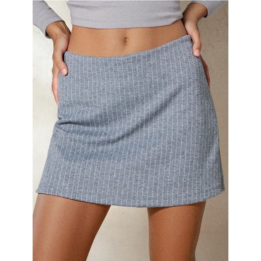 Sinsay - Szorty typu skort - szary ze sklepu Sinsay w kategorii Spódnice - zdjęcie 185479835