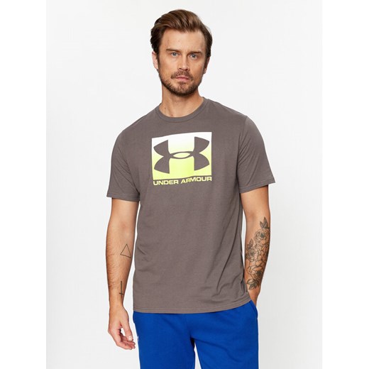 Under Armour T-Shirt Ua Boxed Sportstyle Ss 1329581 Szary Loose Fit ze sklepu MODIVO w kategorii T-shirty męskie - zdjęcie 185480417