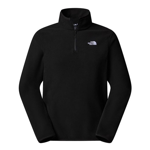 Bluza męska The North Face Glacier 1/4 Zip Fleece 0A8D0QJK31 - czarna ze sklepu streetstyle24.pl w kategorii Bluzy męskie - zdjęcie 185483056