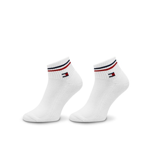 Zestaw 2 par niskich skarpet unisex Tommy Hilfiger 701228177 Biały ze sklepu eobuwie.pl w kategorii Skarpetki damskie - zdjęcie 185483095