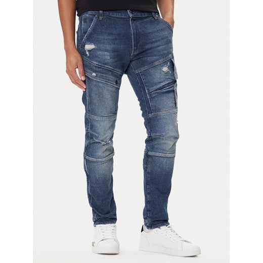 G-Star Raw Jeansy Airblaze 3D D16129-E106 Niebieski Skinny Fit ze sklepu MODIVO w kategorii Jeansy męskie - zdjęcie 185483955