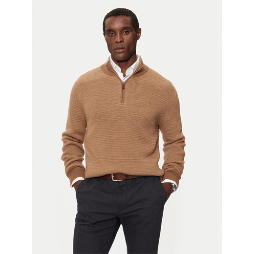 Polo Ralph Lauren Sweter 710948865002 Beżowy Regular Fit ze sklepu MODIVO w kategorii Swetry męskie - zdjęcie 185483979