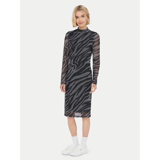 ONLY Sukienka codzienna Erica 15355845 Szary Regular Fit ze sklepu MODIVO w kategorii Sukienki - zdjęcie 185483988