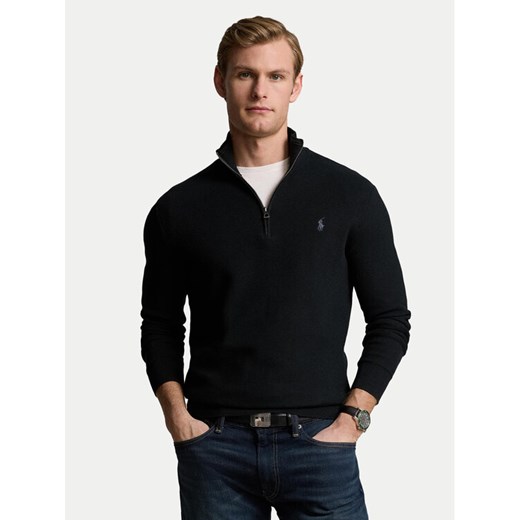 Polo Ralph Lauren Sweter 710932304505 Czarny Regular Fit ze sklepu MODIVO w kategorii Swetry męskie - zdjęcie 185483998