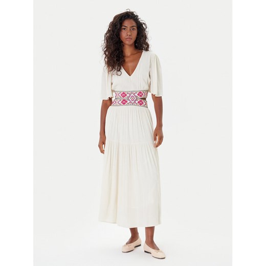 Desigual Sukienka letnia Element 25SWVW98 Biały Regular Fit ze sklepu MODIVO w kategorii Sukienki - zdjęcie 185484026