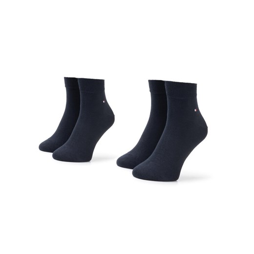 Tommy Hilfiger Zestaw 2 par niskich skarpet męskich 342025001 Granatowy ze sklepu MODIVO w kategorii Skarpetki męskie - zdjęcie 185484029