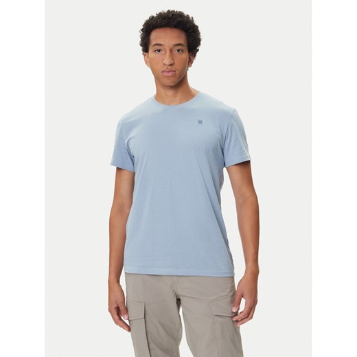 G-Star Raw T-Shirt Base-S D16411-336 Błękitny Regular Fit ze sklepu MODIVO w kategorii T-shirty męskie - zdjęcie 185486778