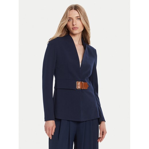 Rinascimento Marynarka CFC0126214003 Granatowy Slim Fit ze sklepu MODIVO w kategorii Marynarki damskie - zdjęcie 185486788