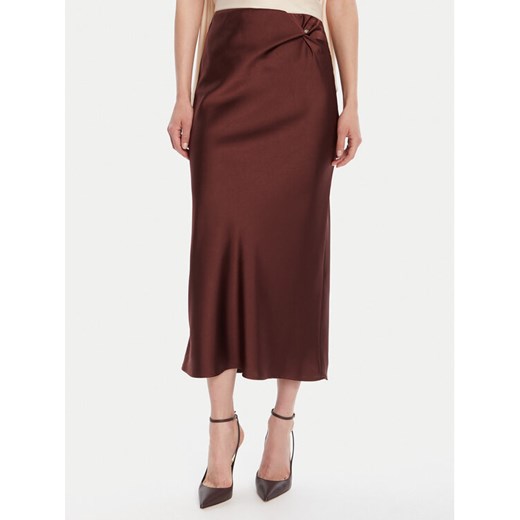 Rinascimento Spódnica midi CFC0125416003 Brązowy Regular Fit ze sklepu MODIVO w kategorii Spódnice - zdjęcie 185486849