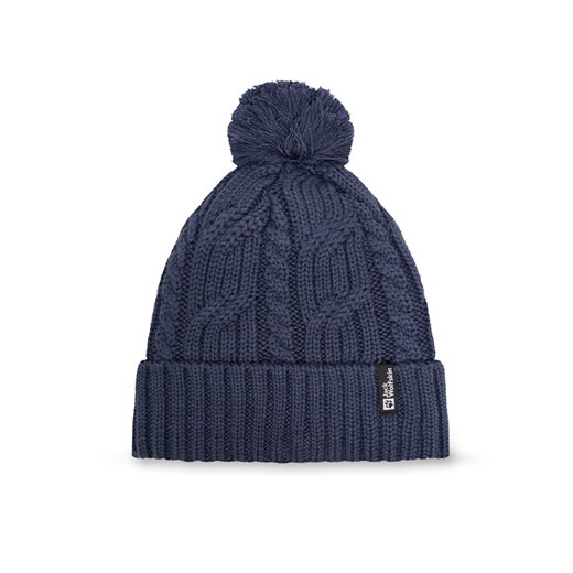 Jack Wolfskin Czapka Pompom 1905092 Granatowy ze sklepu MODIVO w kategorii Czapki zimowe damskie - zdjęcie 185486855