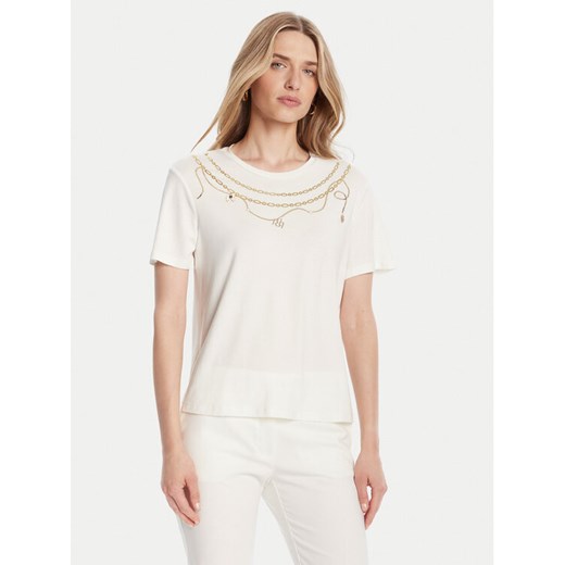 Rinascimento T-Shirt CFC0125707003 Biały Regular Fit ze sklepu MODIVO w kategorii Bluzki damskie - zdjęcie 185486878