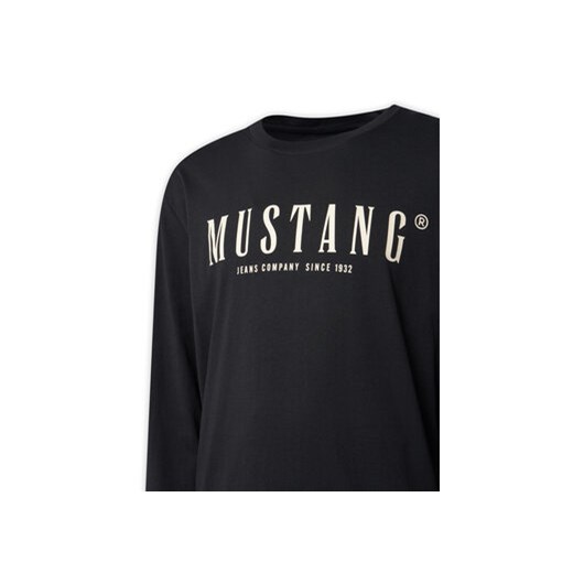 Mustang Longsleeve Asheville 1016873 Czarny Regular Fit Mustang 3XL MODIVO