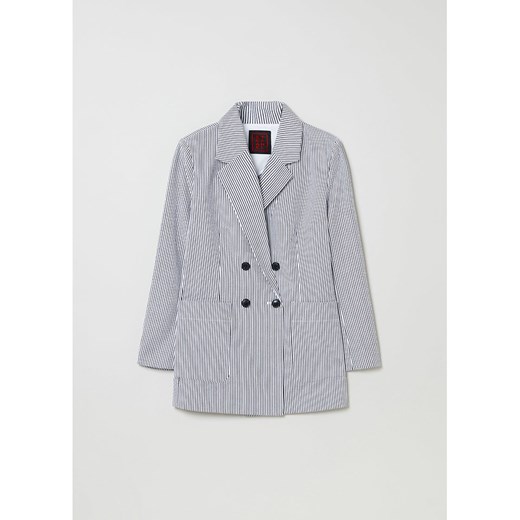 STEFANEL Blezer w kolorze czarno-białym Stefanel 46 wyprzedaż Limango Polska