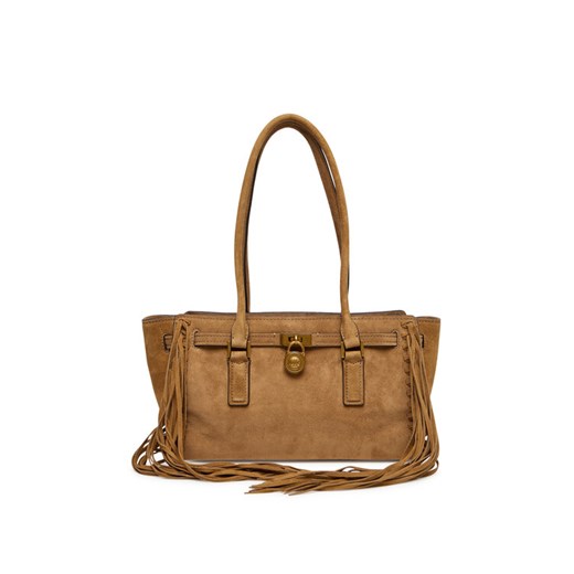 Torebka MICHAEL Michael Kors Hamilton Moderne 30F5ANXT0S Brązowy ze sklepu eobuwie.pl w kategorii Torebki damskie - zdjęcie 185488706