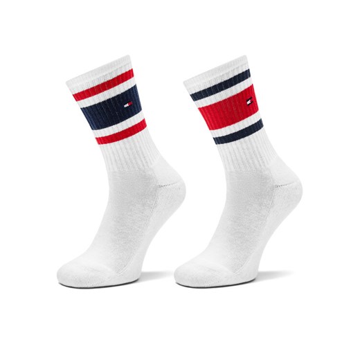 Zestaw 2 par wysokich skarpet dziecięcych Tommy Hilfiger 701229942 Biały ze sklepu eobuwie.pl w kategorii Skarpetki dziecięce - zdjęcie 185488768