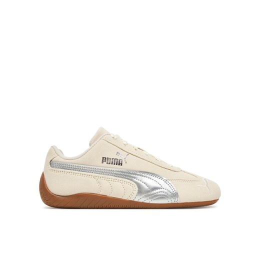 Sneakersy Puma Speedcat Metallic Jr 404113 01 Beżowy ze sklepu eobuwie.pl w kategorii Buty sportowe damskie - zdjęcie 185488835