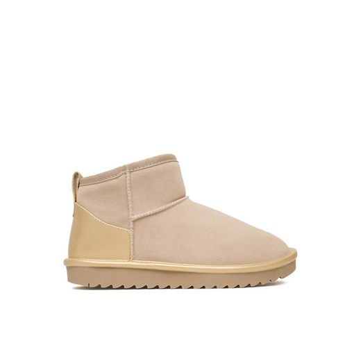 Śniegowce DeeZee DZ-74 BEIGE Beżowy ze sklepu eobuwie.pl w kategorii Botki - zdjęcie 185488839