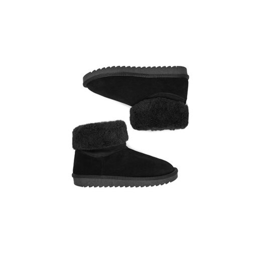 Śniegowce DeeZee DZ-73 BLACK Czarny 38 eobuwie.pl