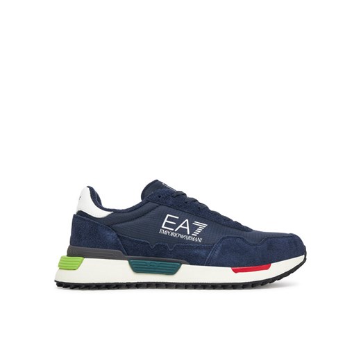 EA7 Emporio Armani Sneakersy 7X000380 AF19175 MZ230 Granatowy ze sklepu MODIVO w kategorii Buty sportowe męskie - zdjęcie 185490055