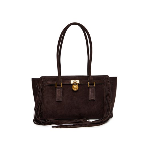 MICHAEL Michael Kors Torebka Hamilton Moderne 30F5ANXT0S Brązowy ze sklepu MODIVO w kategorii Torebki damskie - zdjęcie 185490165