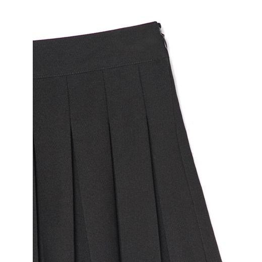 Cropp - Czarna plisowana spódnica mini - czarny Cropp M Cropp