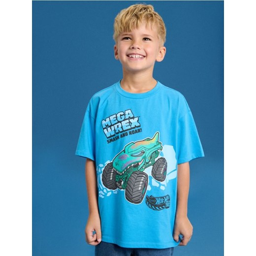 Sinsay - Koszulka Hot Wheels - mid blue ze sklepu Sinsay w kategorii T-shirty chłopięce - zdjęcie 185493859